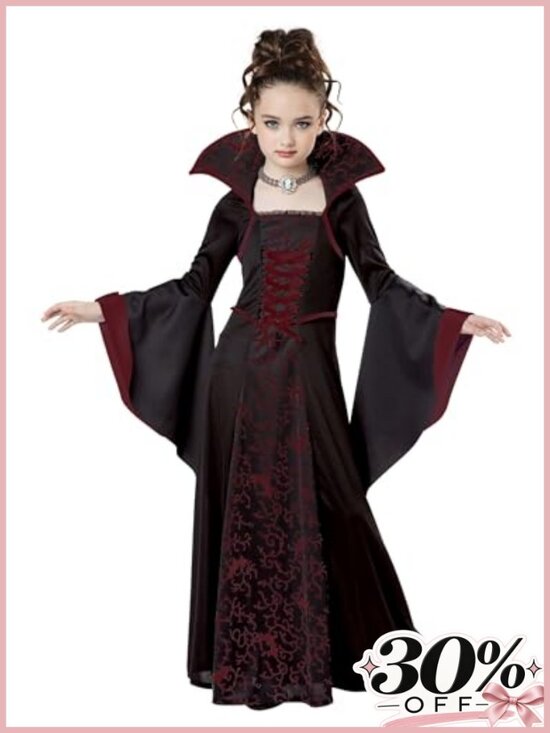 Other - Royal Vampire Costume Dress Choker Cameo Halloween Girls XL